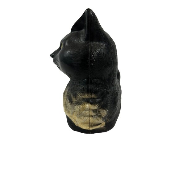 Vintage Blow Mold Cat~ULTRA RARE~Union Products Spooky Halloween Black Cat MCM - Picture 2 of 6